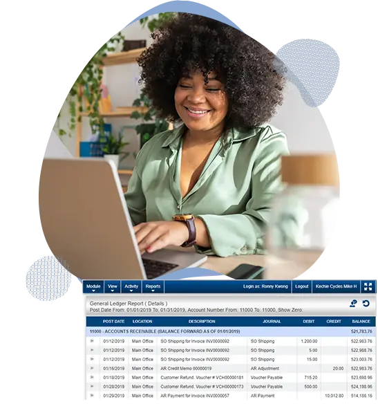 Kechie ERP's General Ledger Solution for enhanced financial accuracy, security, and flexibility.