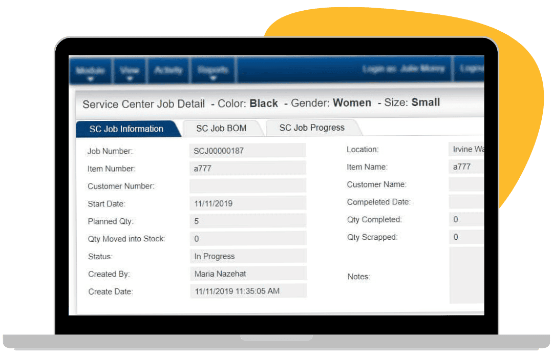 Kechie Manufacturing offers a service center tool for assigning tasks and jobs.